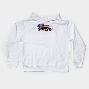 Baja Buggy USA Print Kids Hoodie